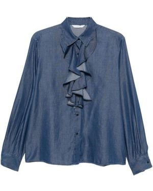 Xacus Regular Solid Shirt - Blue