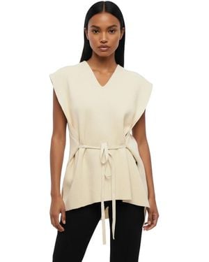 Jil Sander V Neck Jacket - Natural