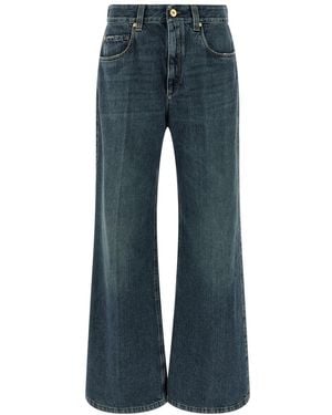 Brunello Cucinelli Loose Mid Rise Jeans - Blue
