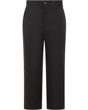 Studio Nicholson Straight Flat Front Pants - Black