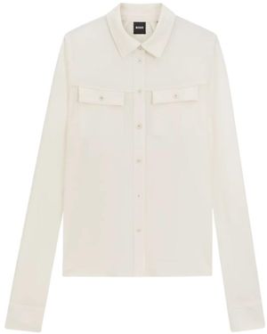 BOSS Slim-Fit Shirt - White