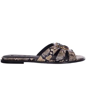 Pinko Slip-On Sandals - White