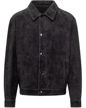 BOSS Shirt Collar Jacket - Black