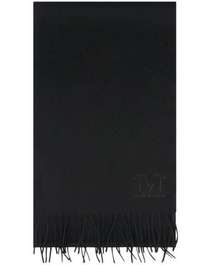 Max Mara Logo Scarf - Black