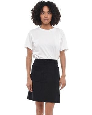 A.P.C. Solid Above Knee Skirt - White