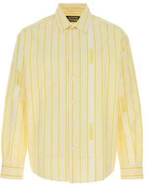 Jacquemus La Chemise Simon' Shirt With Classic Collar - Yellow