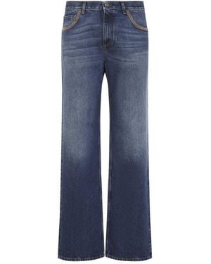 Etro High Rise Jeans - Blue