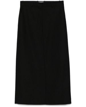 TOTEME Long Straight Skirt - Black