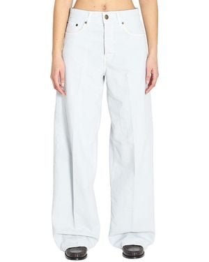 Haikure Light Regular Mid Rise Jeans - White