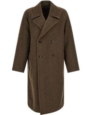 Lemaire Oversized Coat - Brown