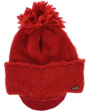 DSquared² Solid Beanie Cap - Red