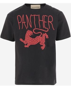Valentino Printed T-Shirt - Black