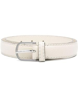 TOTEME Leather Belt - Natural