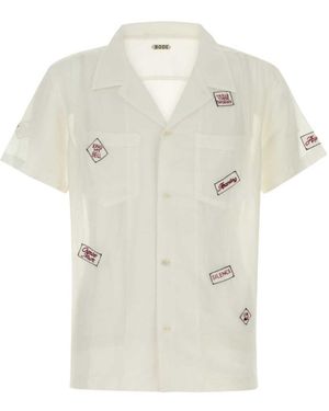 Bode Regular Embroidered Shirt - White