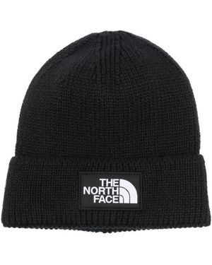 The North Face Logo Beanie Hat - Black