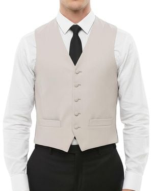 Corneliani Light Solid Waistcoat - White