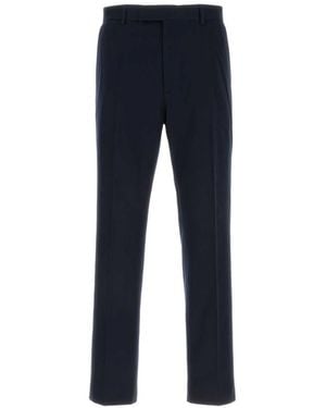 Gucci Navy Blue Gabardine Pant