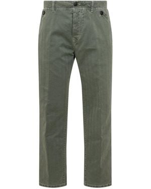 The Seafarer Straight Chino Trousers - Green