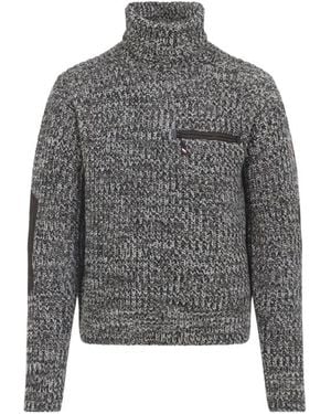 Moncler Turtleneck Pullover - Gray