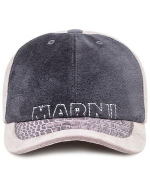Marni Logo Baseball Hat - Gray