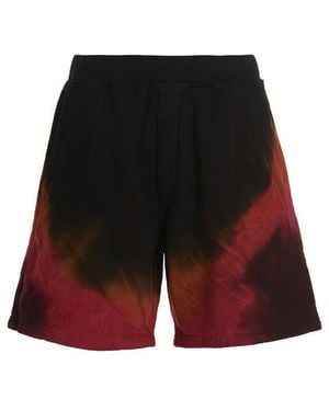 DSquared² Tie-Dye Bermuda Shorts - White