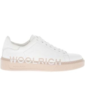Woolrich Logo Low-Top Sneakers - White