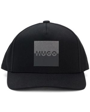 HUGO Logo Baseball Cap - Black