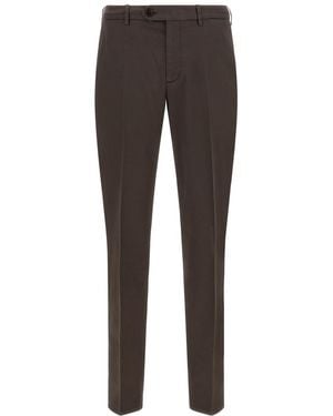 Brunello Cucinelli Flat Front Pants - Gray