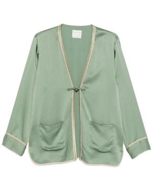 forte_forte Solid Blazer - Green