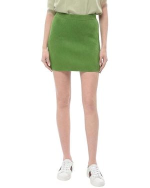 Max Mara Textured Mini Skirt - Green