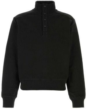Entire studios Mock Collar Sweatshirt - Black