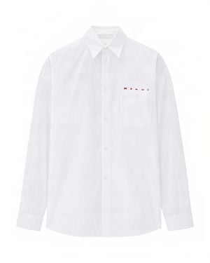 Marni Relaxed Solid Shirt - White