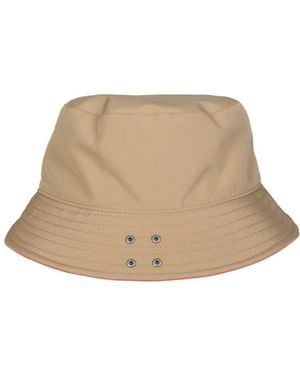MSGM Two-Tone Solid Bucket Hat - Natural