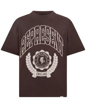 Represent Crew Neck T-Shirt - Brown
