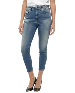 DIESEL Skinny High Rise Jeans - Blue