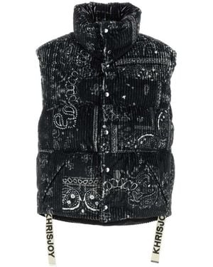 Khrisjoy Paisley Padded Jacket - Black