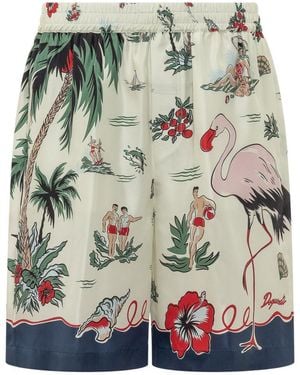 DSquared² Graphic Shorts - Green