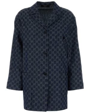 Gucci Regular Logo Shirt - Blue
