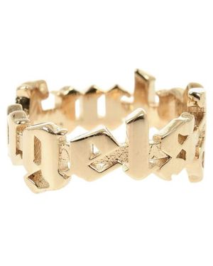 Palm Angels Logo Ring - Metallic
