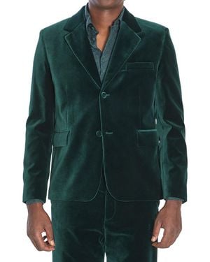 Gucci Notched Lapel Blazer - Green