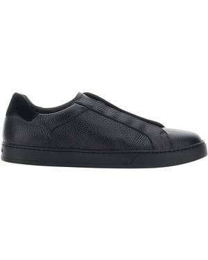 Doucal's Spencer Low Top Sneakers - Black