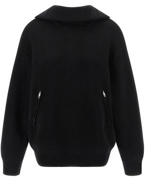 Balenciaga Back-To-Front Sweater - Blue