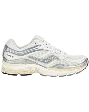 Saucony Solid Lace Up Sneakers - White