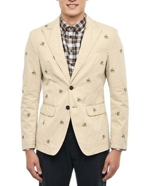 DSquared² Peaked Lapel Jacket - Natural
