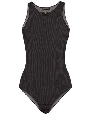 DSquared² Embellished Swimwear - Black