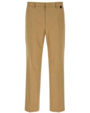 Gucci Flat Front Pants - Natural