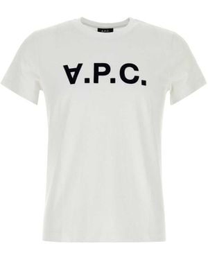 A.P.C. Crew Neck T-Shirt - White