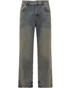 Represent Straight Mid Rise Jeans - Gray
