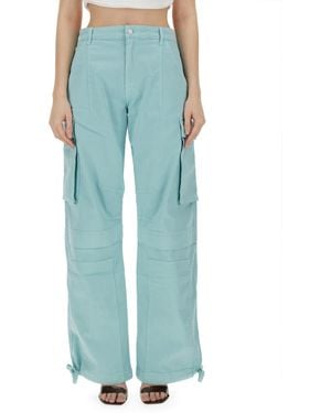 Moschino Relaxed Cargos Pants - Blue