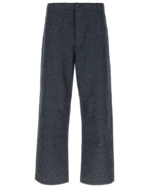 Prada Flat Front Pants - Blue